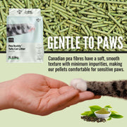 Eco-Friendly Pea Buddy® Tofu Cat Litter: Odor Control & Easy Maintenance (4 Bags/1 Carton)