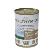 VBB Healthy Meat Venison & Potatoes for Dogs, Single Protein & 100% Traceable Fresh Meat or Fish, Product of Italy, 400g (24 Cans/1 Case)