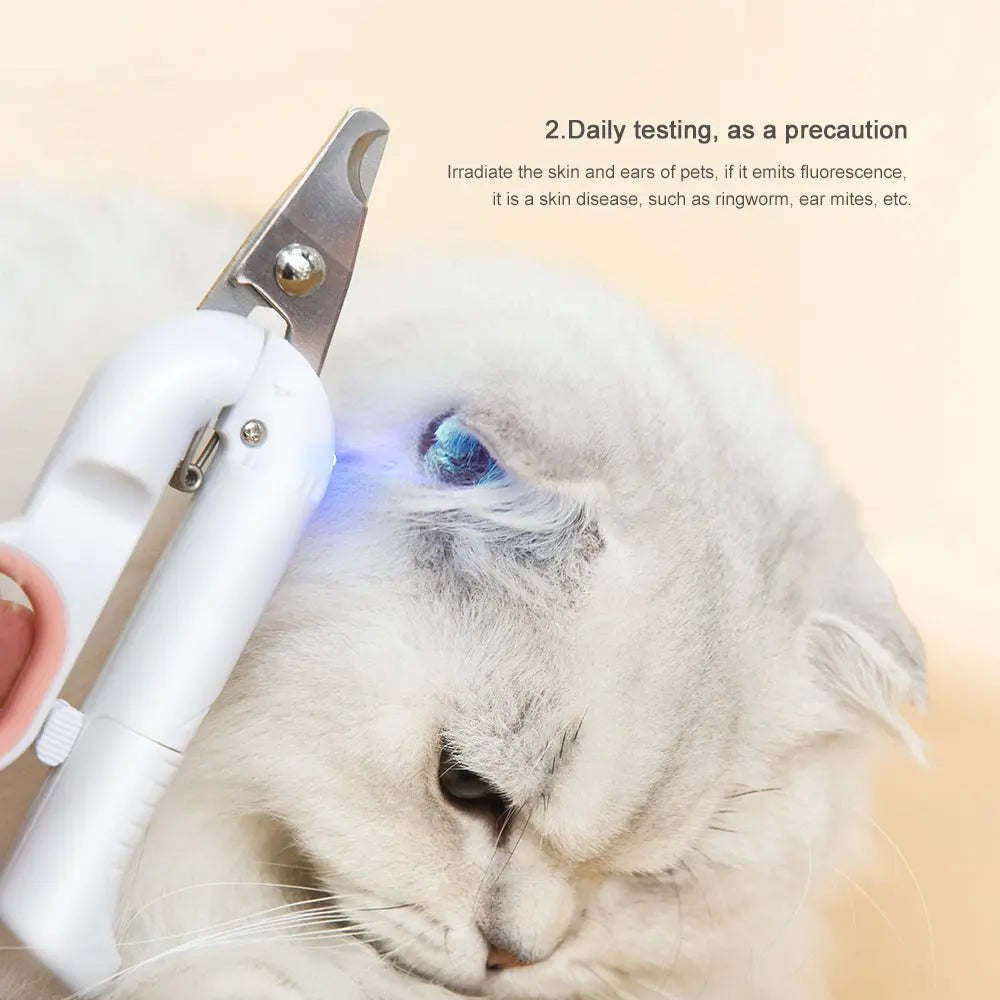 Led pet nail clipper best sale